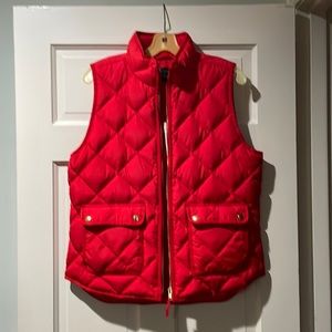 J. Crew puffer vest. New with tags. Sz M